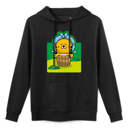 Batch-Printed Natural Front Graphic Hoodies