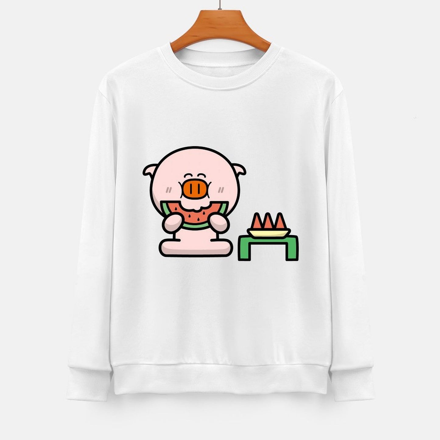 Front Patterned Long Sleeve TopBold Made-to-Order