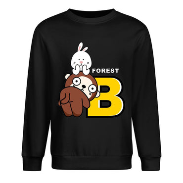 Front Patterned Long Sleeve TopEasyWear Softstyle