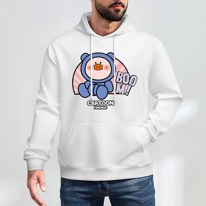 Breathable Sleek Front Graphic Hoodies