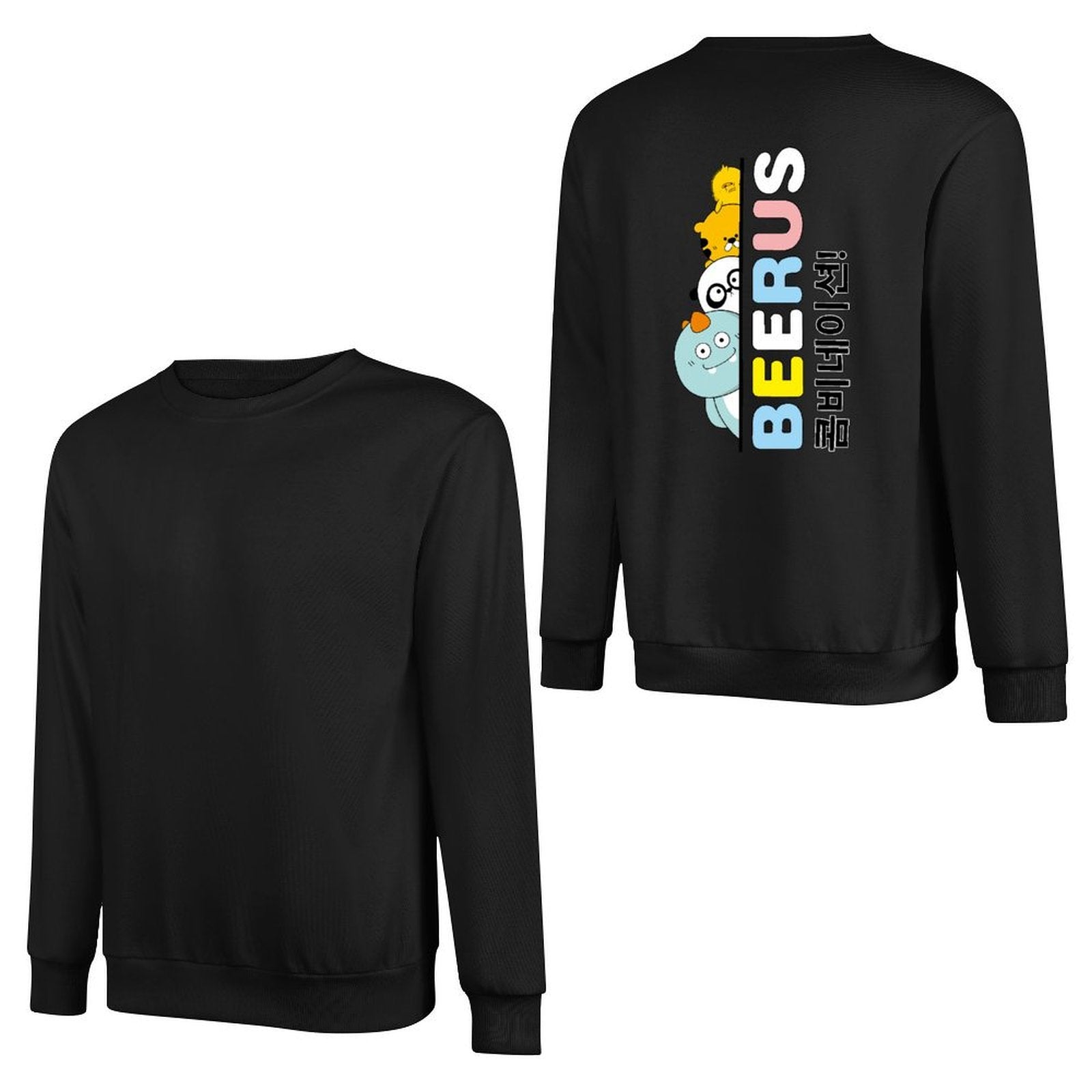 Long-sleeved crew neck sweatshirtWrinkle-Free Comfort Long Sleeve