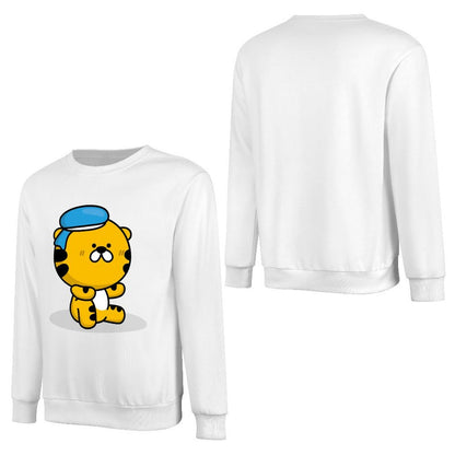 Front Patterned Long Sleeve TopSoft StreetFit