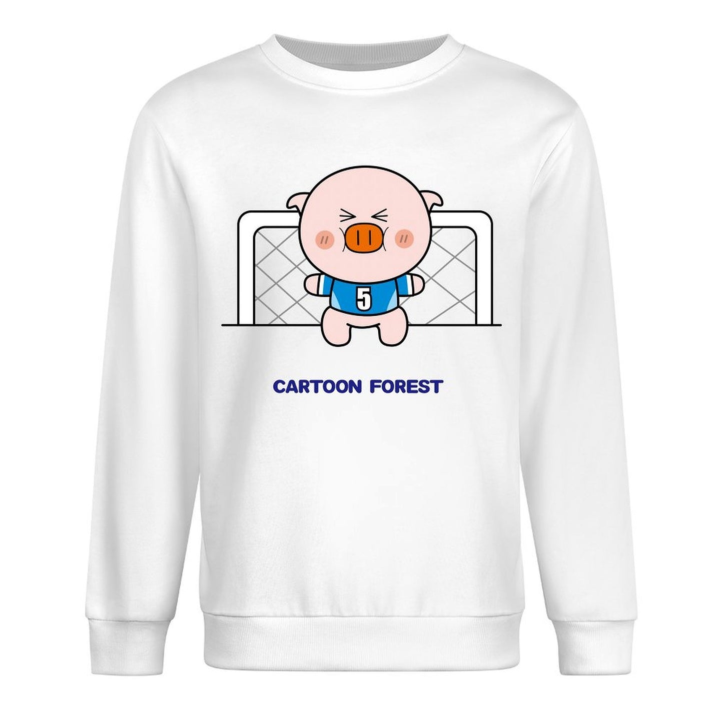 Front Patterned Long Sleeve TopRecycled Long Lasting