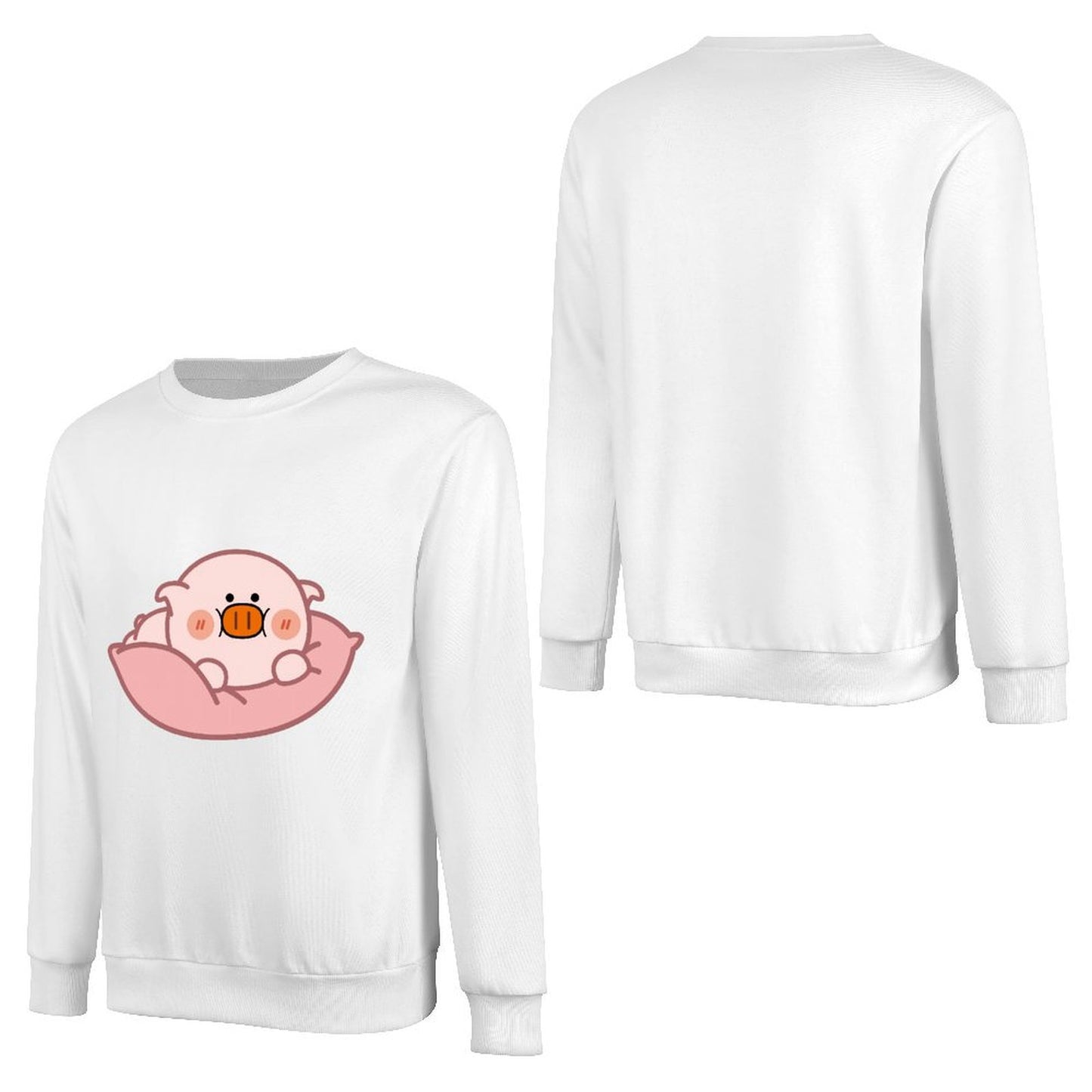 Front Patterned Long Sleeve TopRegularFit Reliable