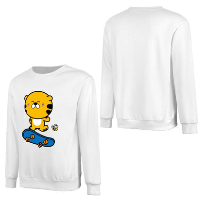 Front Patterned Long Sleeve TopEssential SoftWear