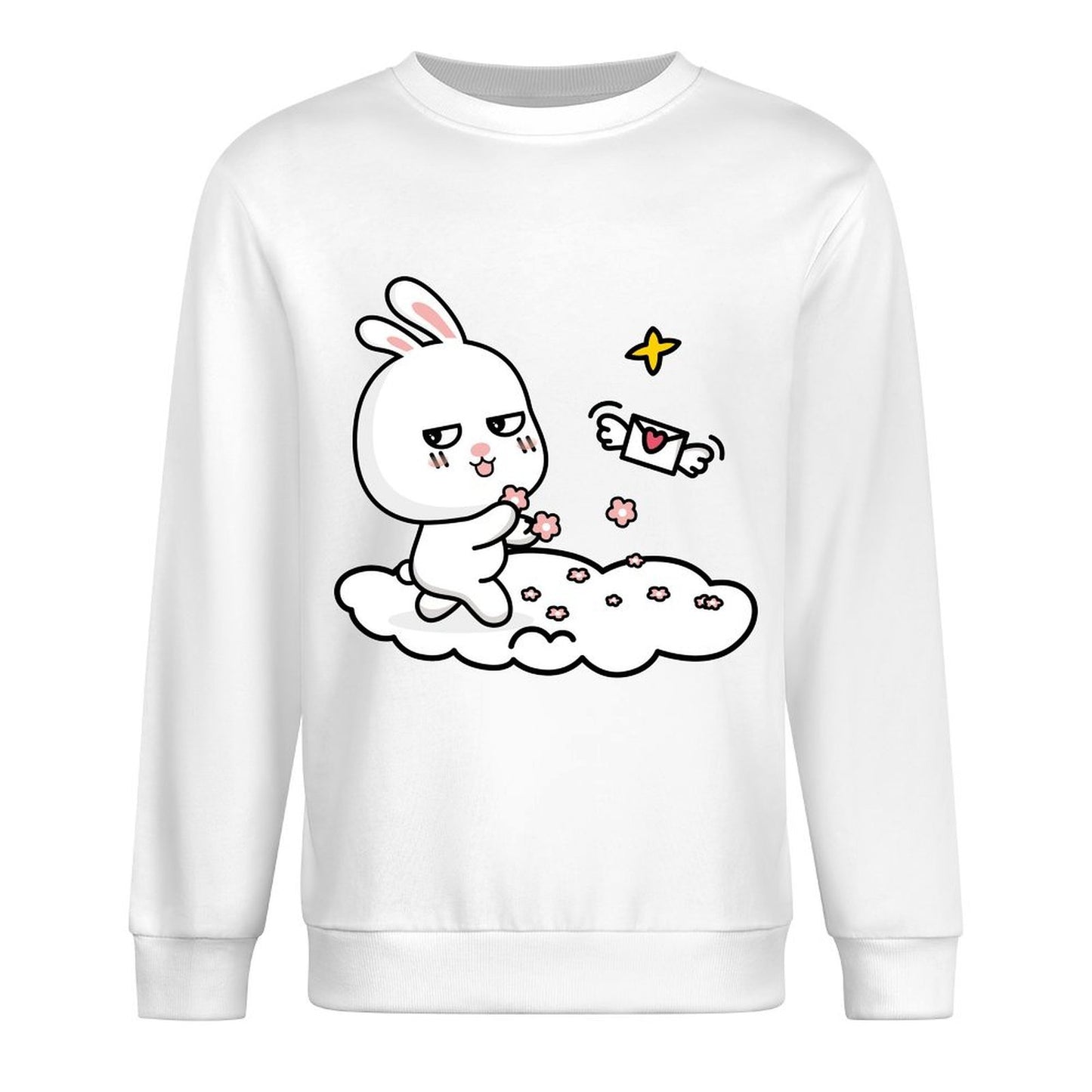Front Patterned Long Sleeve TopSmooth EverydayTee