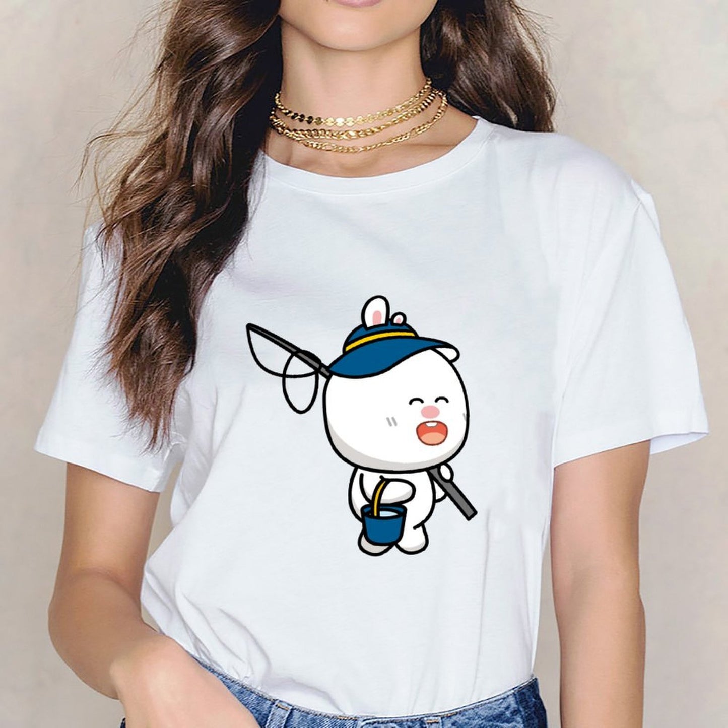 Cotton EverydayWear Front Graphic T-shirt