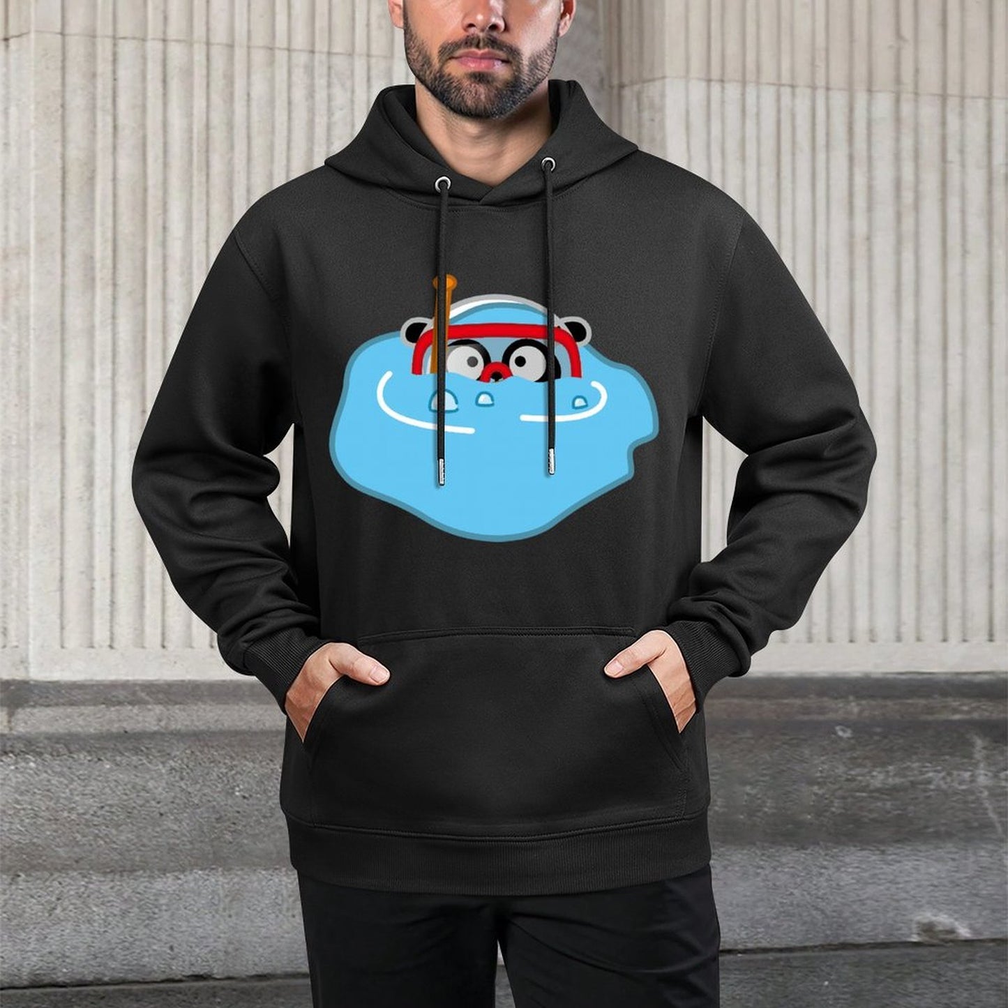 Minimalist AllSeason Front Graphic Hoodies