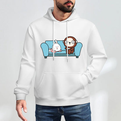 Strong Seamless Front Graphic Hoodies