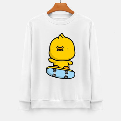 Front Patterned Long Sleeve TopHigh-Quality SoftTouch