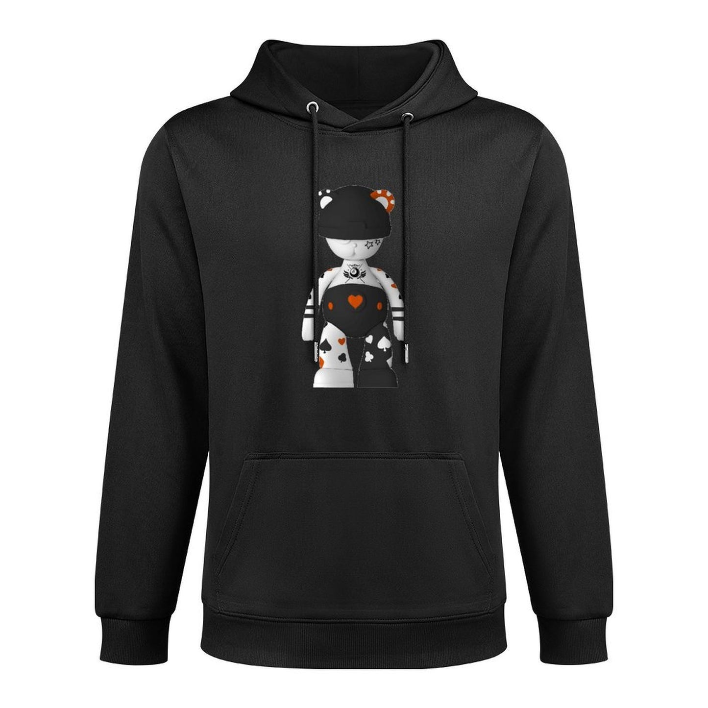 Hoodie Front PatternCleanCut Cotton