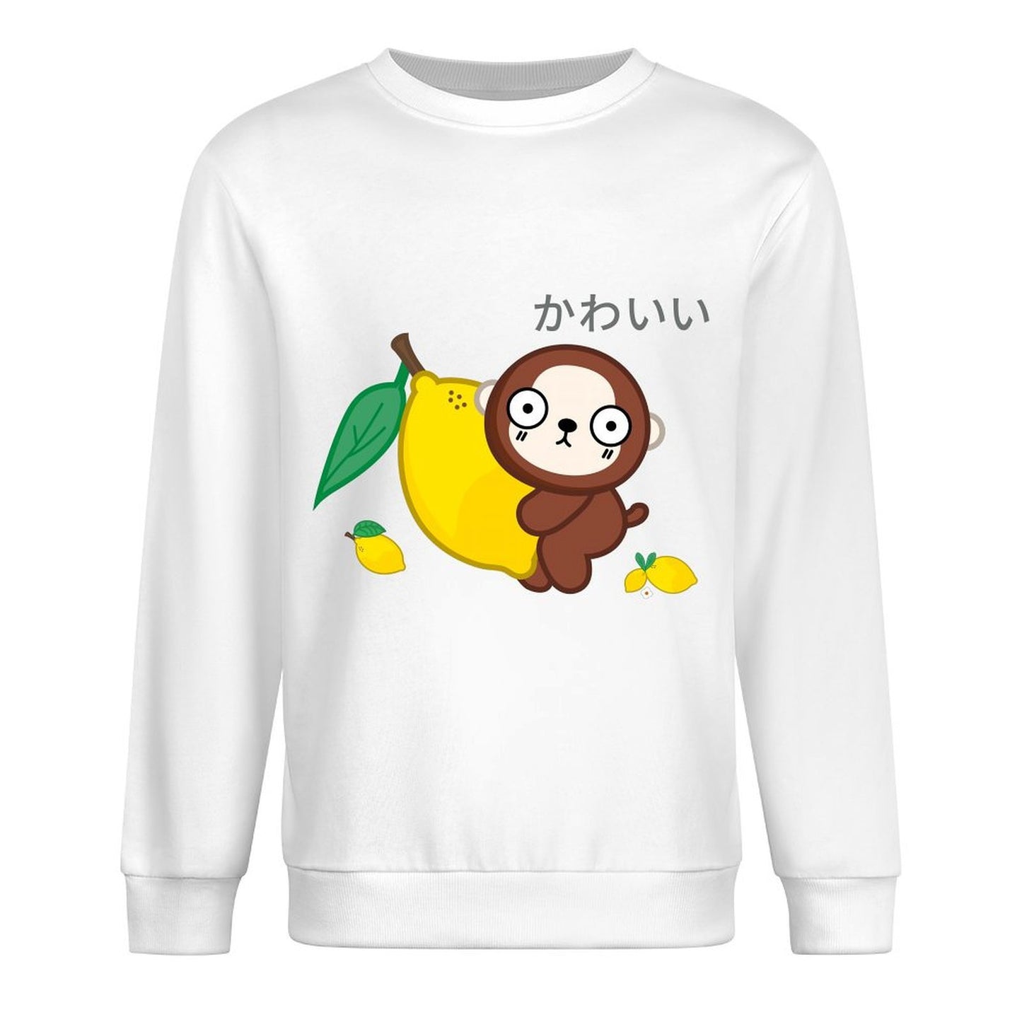 Front Patterned Long Sleeve TopComfortSeries Double-Stitched