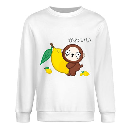 Front Patterned Long Sleeve TopComfortSeries Double-Stitched