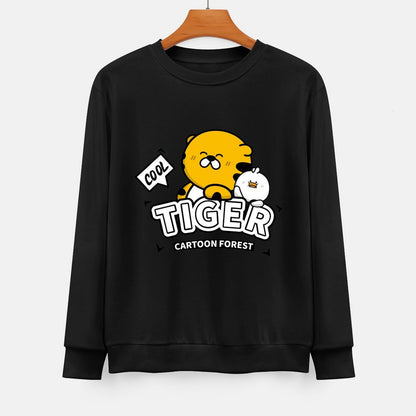 Front Patterned Long Sleeve TopActiveWear Printing