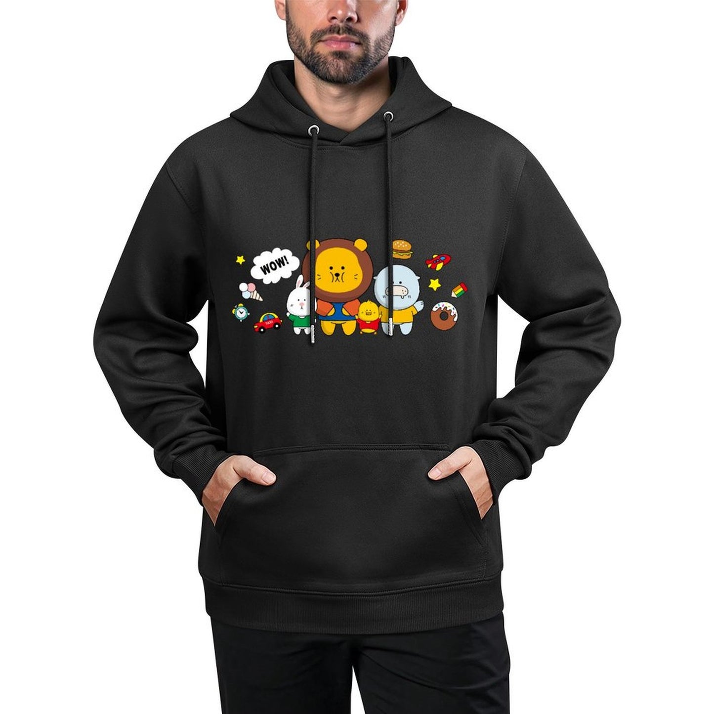 IPBR 250g Hooded Pocket Sweatshirt Front GraphicMen's Hooded  Sweatshirt4000767