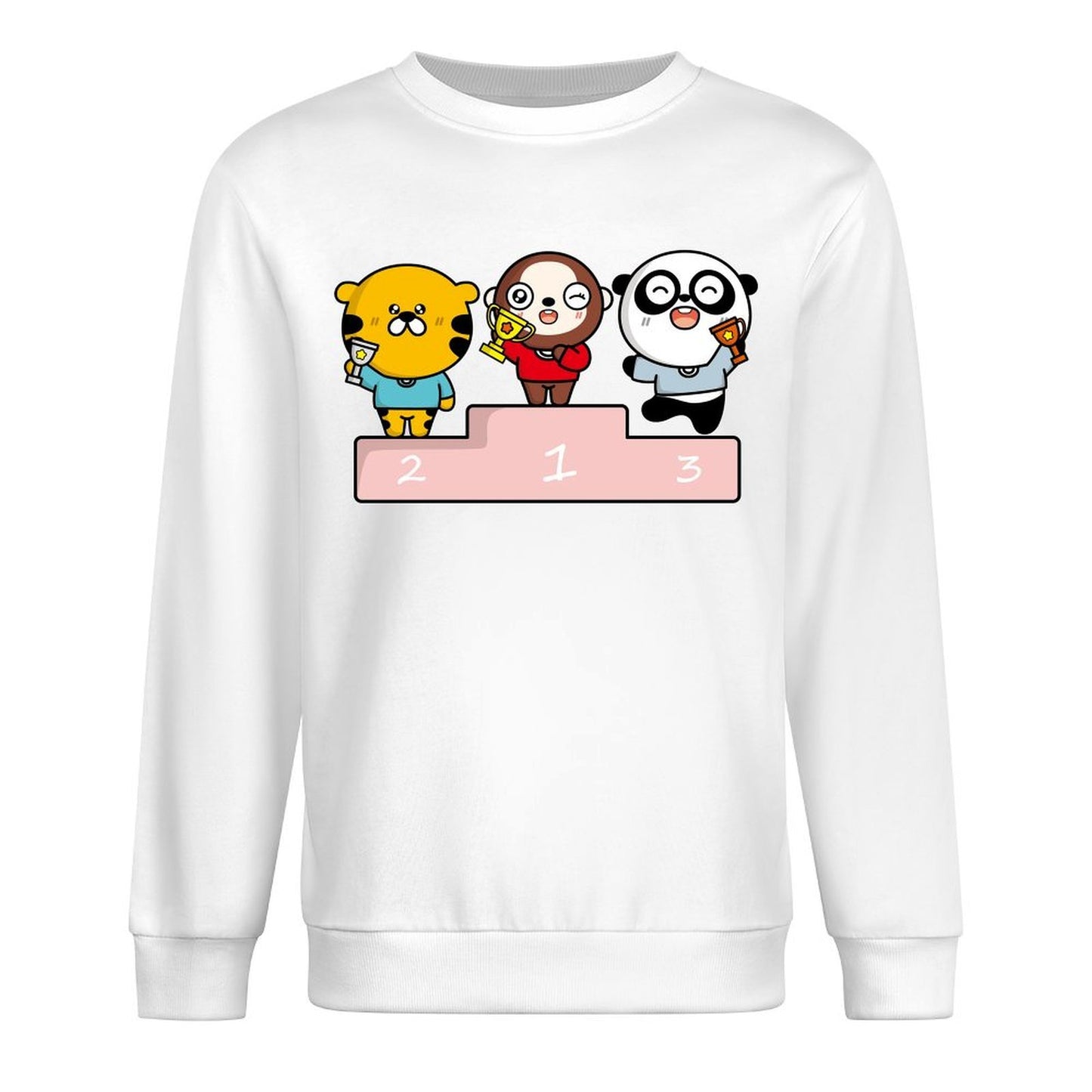 Front Patterned Long Sleeve TopEverydayFit Shrink-Resistant