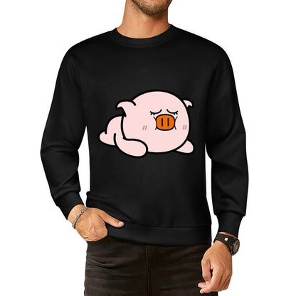 Front Patterned Long Sleeve TopTear-Resistant Colorfast