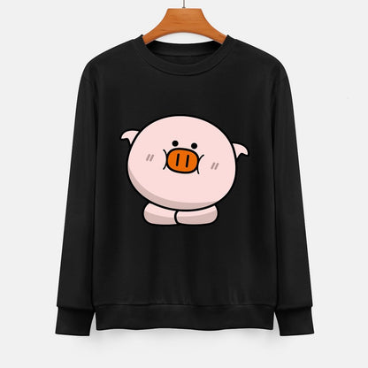 Front Patterned Long Sleeve TopStudio Slim Fit