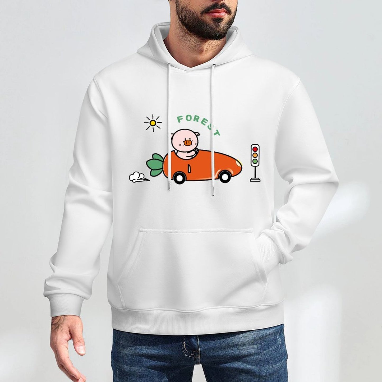 EverydayWear Strong Front Graphic Hoodies