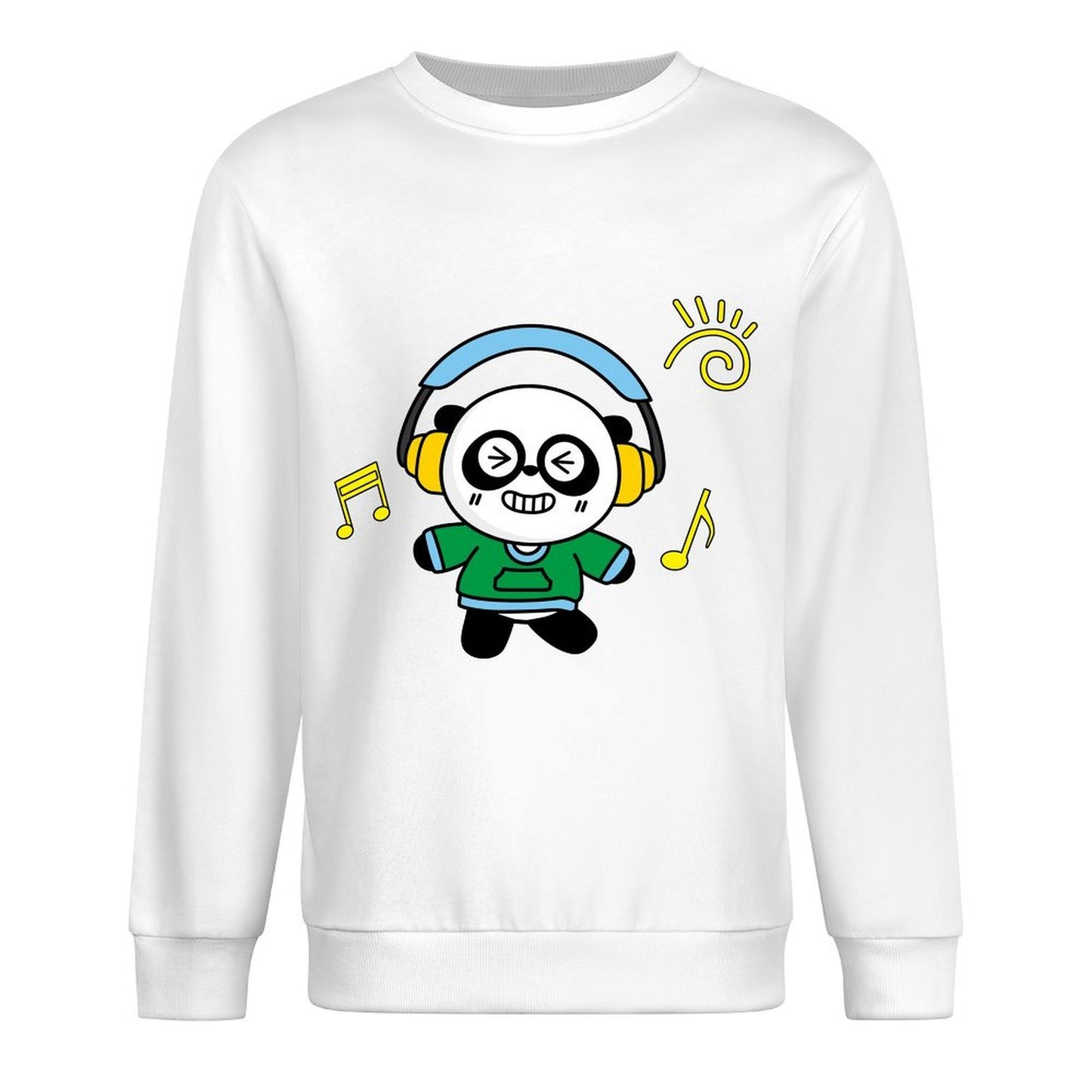 Front Patterned Long Sleeve TopSmooth Feel Sleek