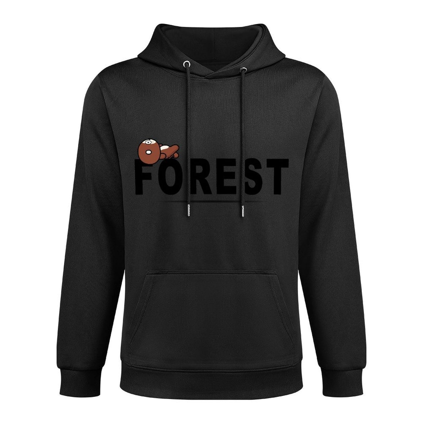 ClassicFit Sleek Front Graphic Hoodies