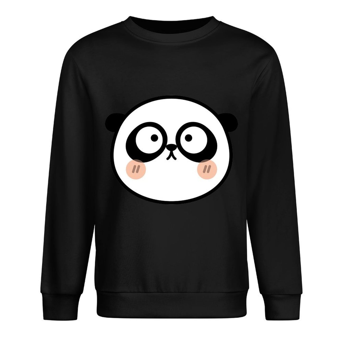 Front Patterned Long Sleeve TopCrisp Print Clean