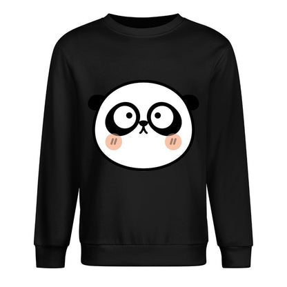 Front Patterned Long Sleeve TopCrisp Print Clean