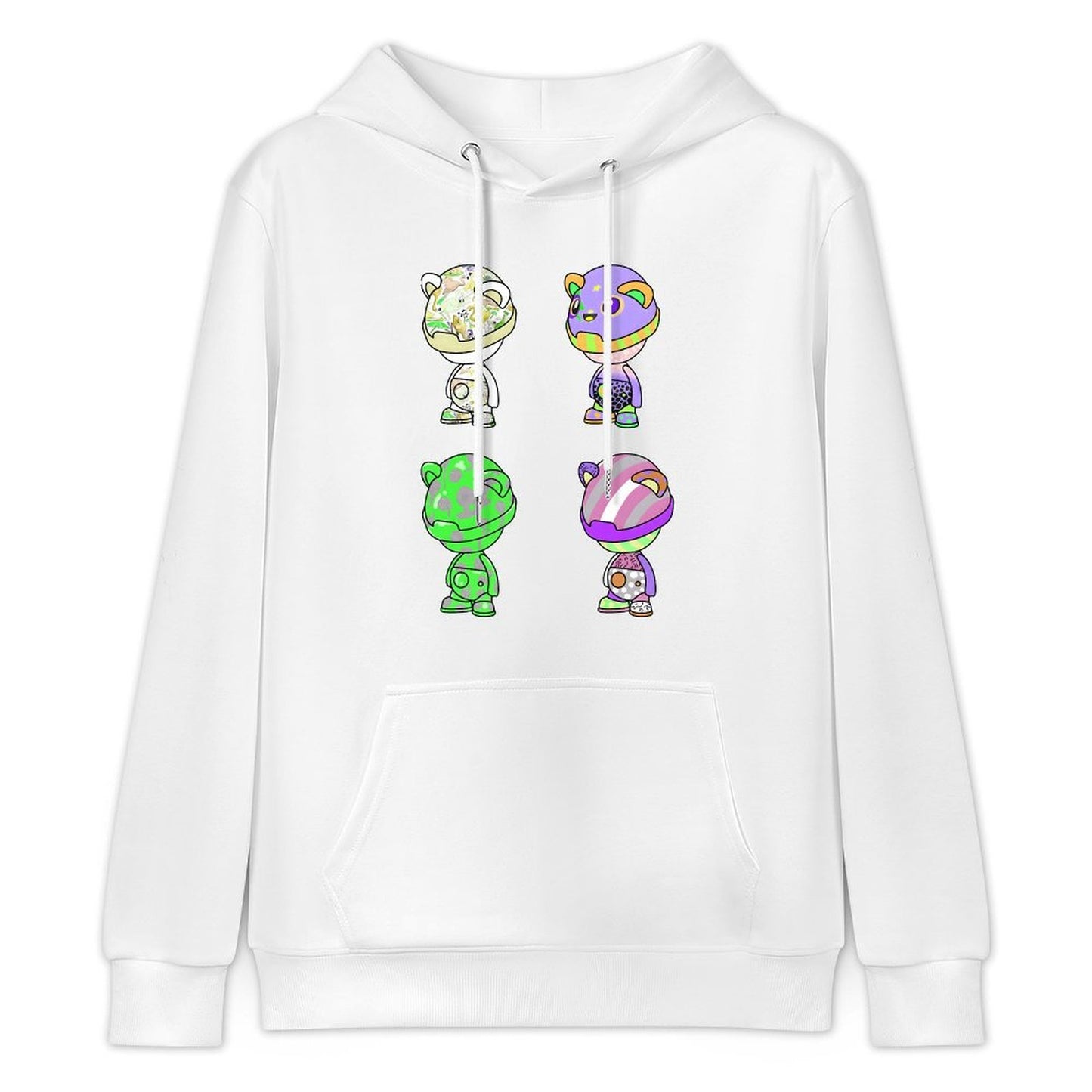 Hoodie Front PatternClassicFit Double-Stitched