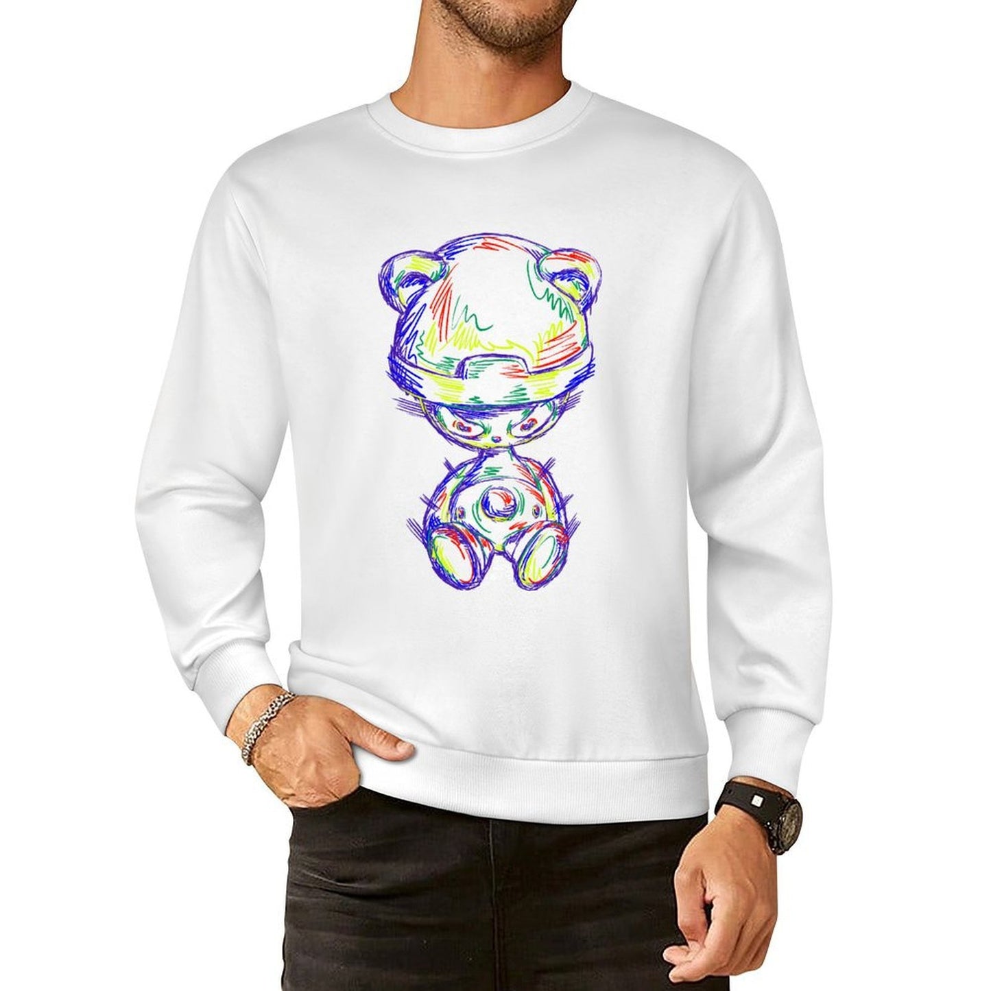 Long Sleeve With Front PatternSoft Clean Edges