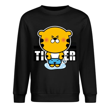 Front Patterned Long Sleeve TopHigh-Quality Sharp