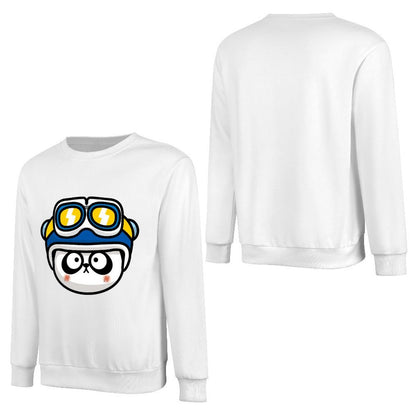 Front Patterned Long Sleeve TopLifestyle Fade-Proof