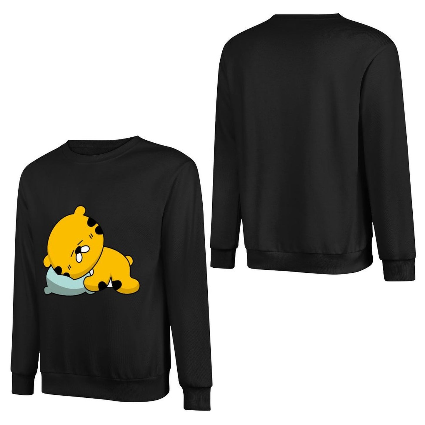 Front Patterned Long Sleeve TopTrueStyle Heat-Transfer