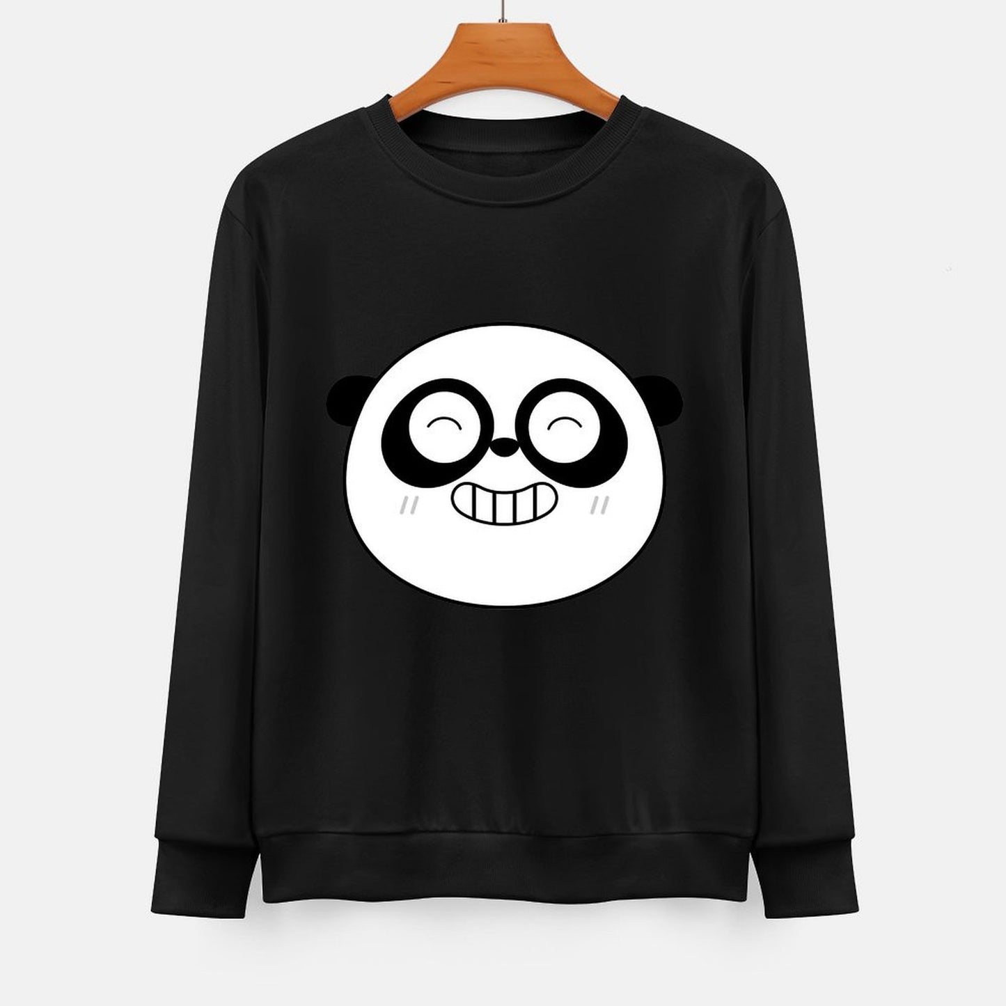  Front Patterned Long Sleeve TopRelaxed Crisp Print