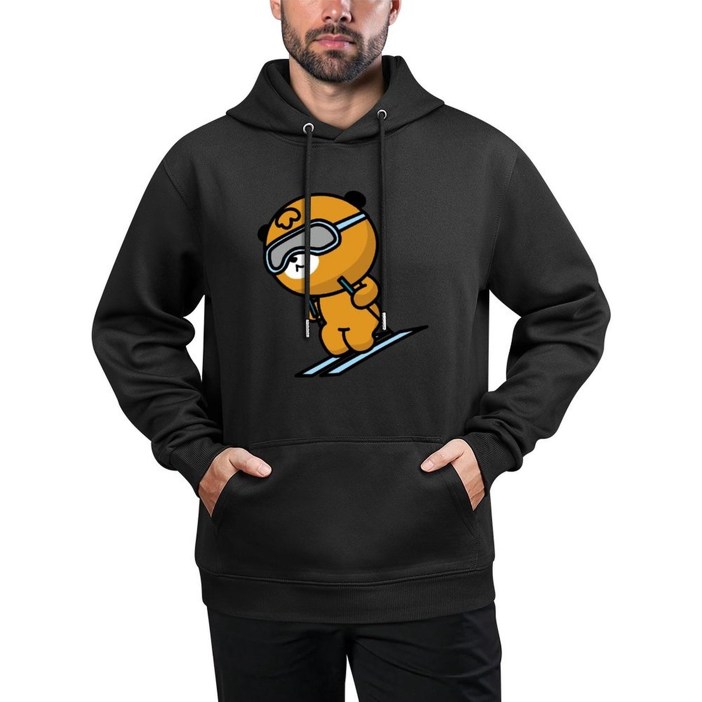 IPBR 250g Hooded Pocket Sweatshirt Front GraphicMen's Hooded  Sweatshirt4000034