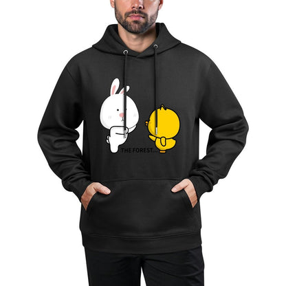 DailyFit Minimal Front Graphic Hoodies