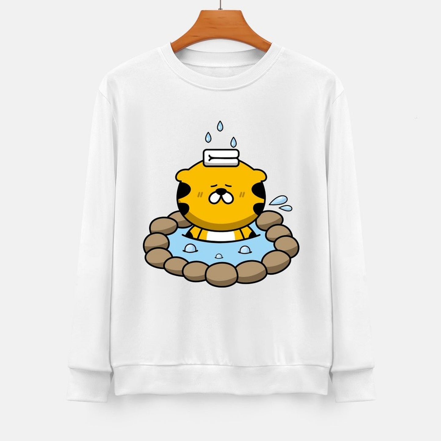 Front Patterned Long Sleeve TopEverydayComfort Indoor