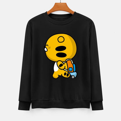  Front Patterned Long Sleeve TopIndoor Recycled