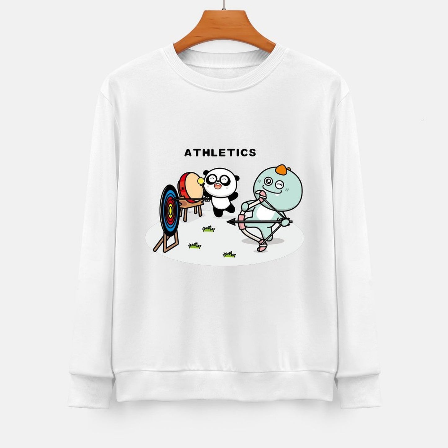 Front Patterned Long Sleeve TopMinimal Recycled