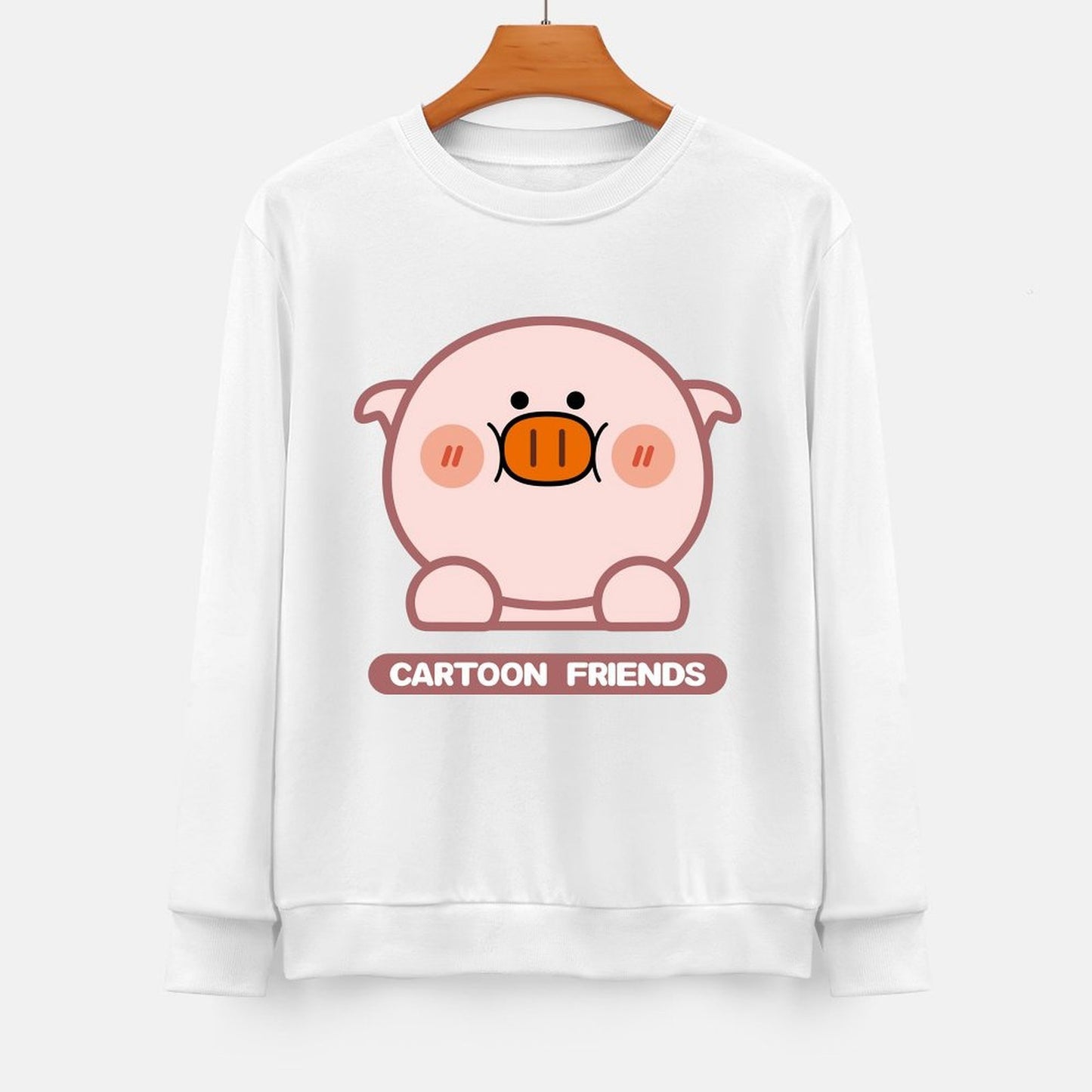 Front Patterned Long Sleeve TopSeries CleanCut