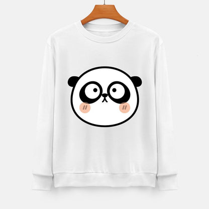 Front Patterned Long Sleeve TopCrisp Print Clean