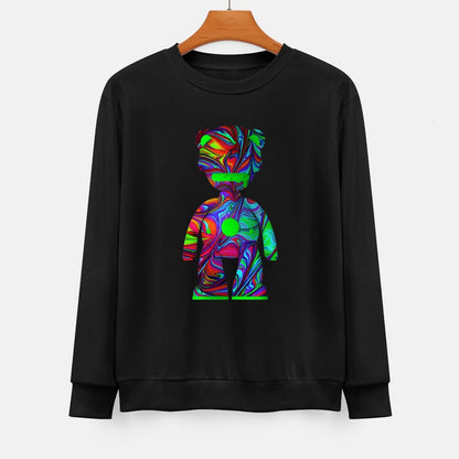 Long Sleeve With Front PatternRetro TrueStyle