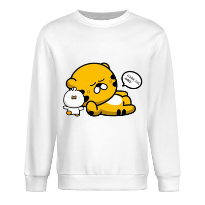 Front Patterned Long Sleeve TopComfortLine Colorfast