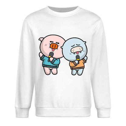 Front Patterned Long Sleeve TopSoftFeel Long Lasting