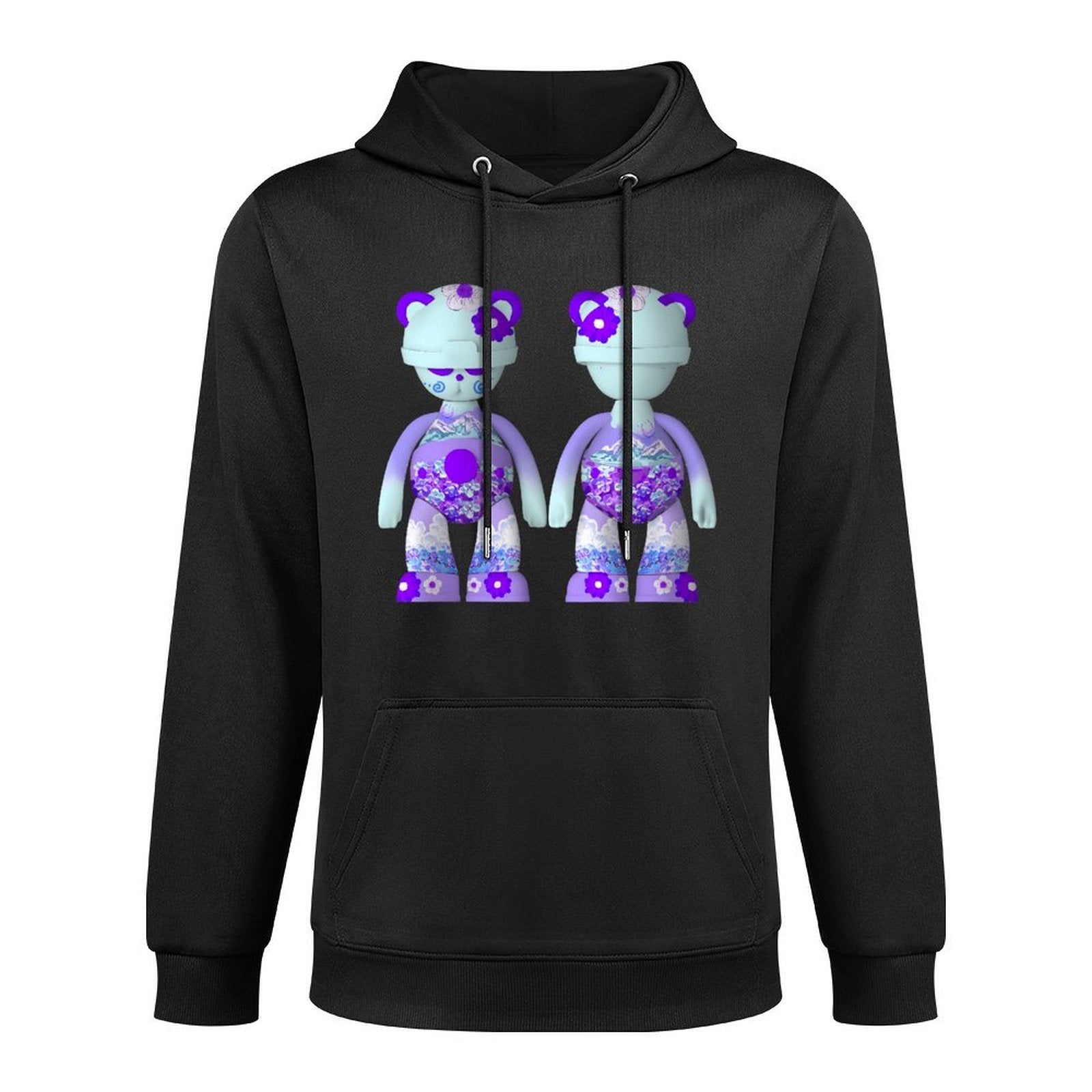 Hoodie Front PatternSeamless Refined