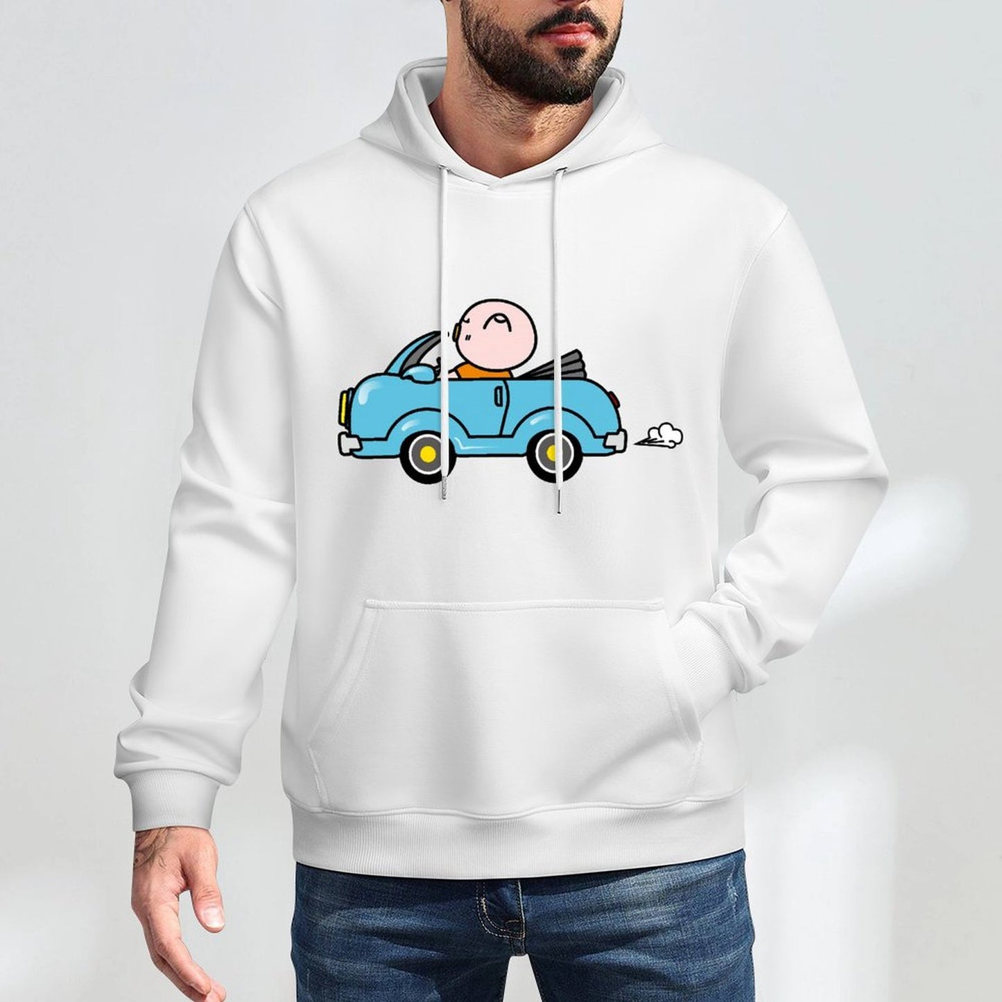 Front Graphic HoodiesClassicFit Natural