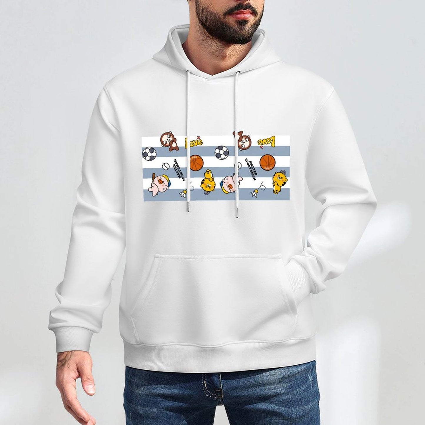 Clean Edges Printed Front Graphic Hoodies