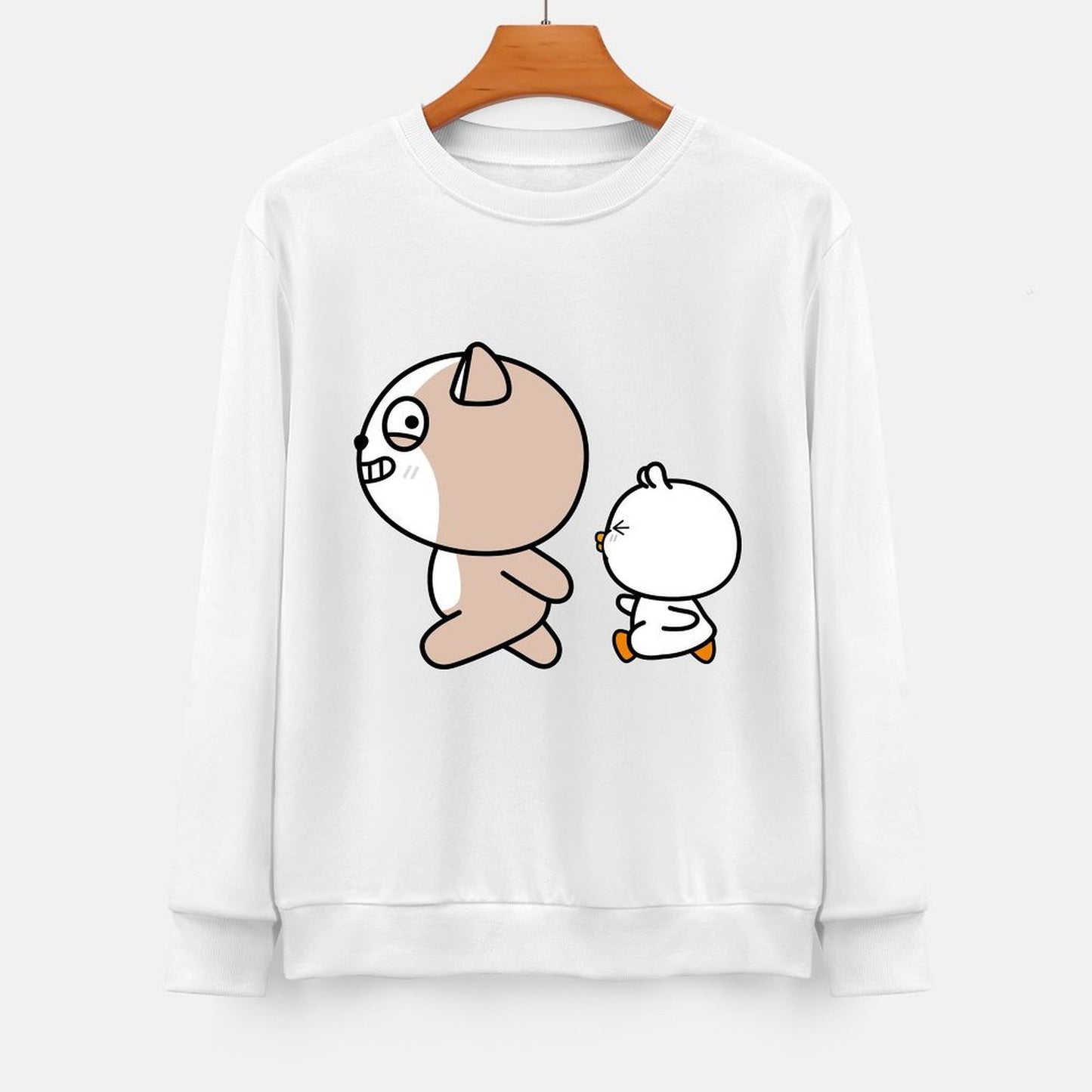 Front Patterned Long Sleeve TopEverydayFit Standard