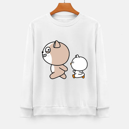 Front Patterned Long Sleeve TopEverydayFit Standard