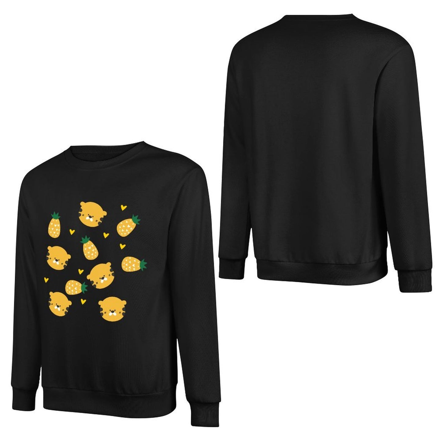 Front Patterned Long Sleeve TopEverydayComfort Long Lasting