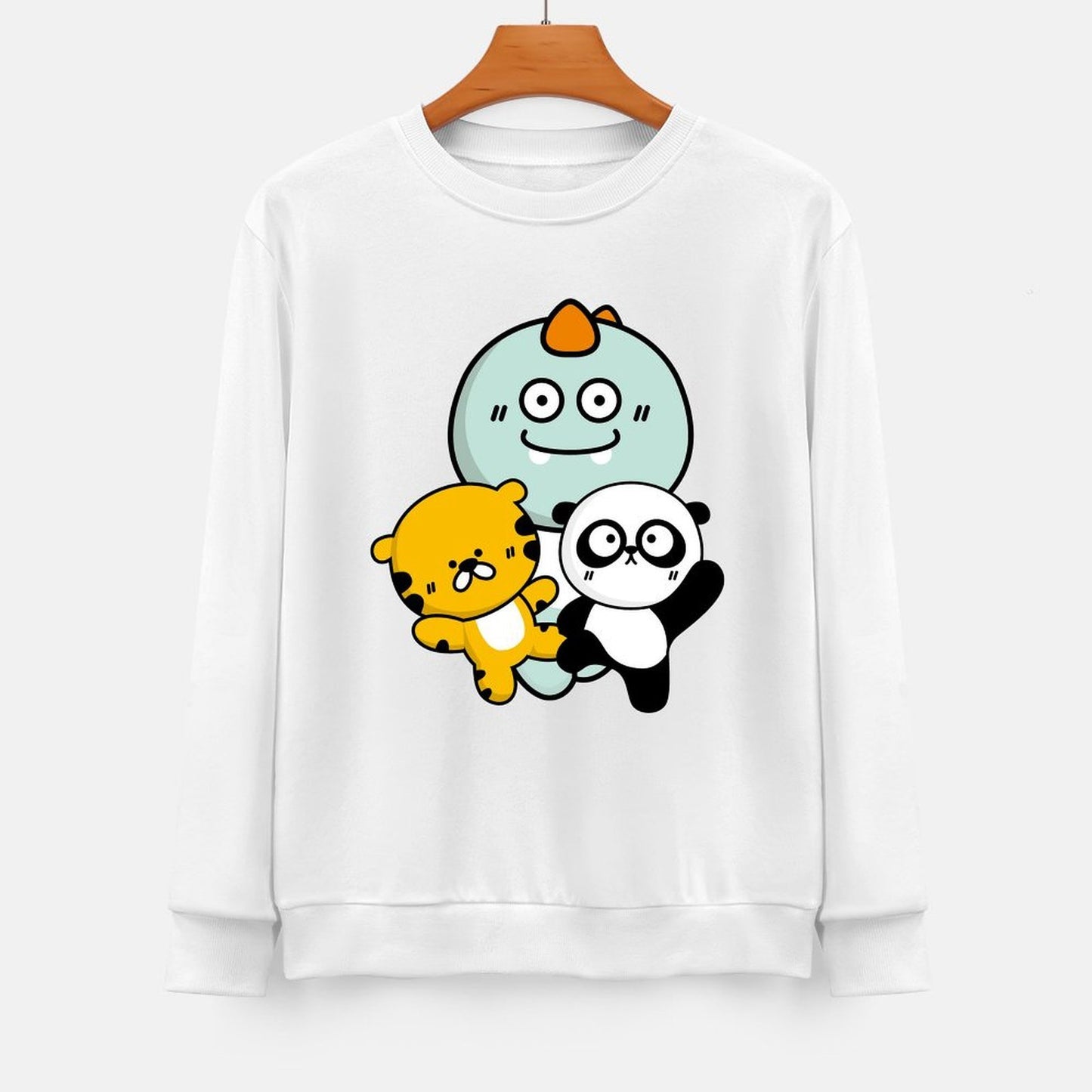 Front Patterned Long Sleeve TopClean Edges StreetFit